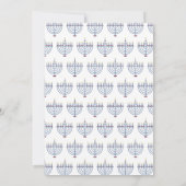 ハヌカパーティー 面白い | ラトケ満載の楽しい 招待状 (裏面)