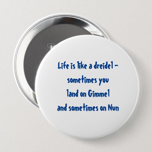 ハヌカピン 缶バッジ (正面&裏面)