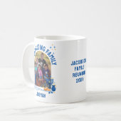 ハヌカファミリー懇親会名前をカスタムする コーヒーマグカップ (正面左)