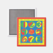 ハヌカマグネットスクエアドレイドルゲーム マグネット (正面/裏面)