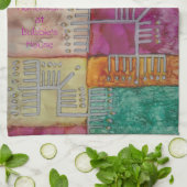 ハヌカメノラファンキース キッチンタオル (折り畳み)