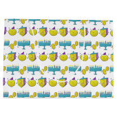 ハヌカモダンに名おもしろい前を付けカスタムる ラージペーパーバッグ (裏面)