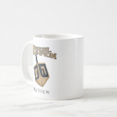 ハヌカモダンーキュートドレデルチャンピオンフェスティバル コーヒーマグカップ (正面左)