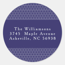 ハヌカモダンースターラインズブルー差出人住所