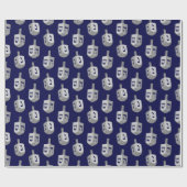 ハヌカモダンーパターン ラッピングペーパー (フラット)