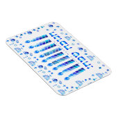 ハヌカユダヤスホリデーハヌキア装飾 マグネット (右側)