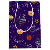 ハヌカーおもしろい ミディアムペーパーバッグ (正面)