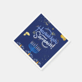 ハヌカーお祝いだ！ スタンダードカクテルナプキン (角)