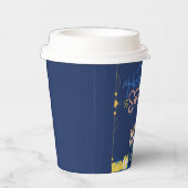 ハヌカーお祝いに参加！」 紙コップ (右)