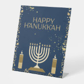 ハヌカーお祝い!」 サンキューカード 台座サイン (正面)