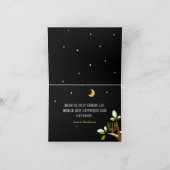 ハヌカーかわいいフクロウ&(ユダヤ教)メノラーライトアップ夜 シーズンカード (内部)