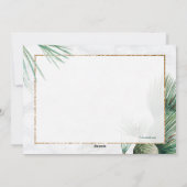 ハヌカーとクリスマスグリーティングカード シーズンカード (裏面)