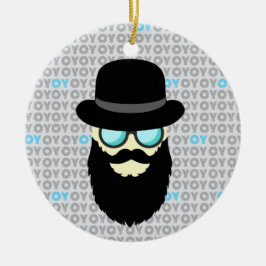 ハヌカーとクリスマス セラミックオーナメント