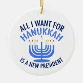 ハヌカーに欲しいのは新社長だけだ セラミックオーナメント (正面)