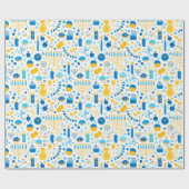 ハヌカーのすべてのシンボル ラッピングペーパー (フラット)