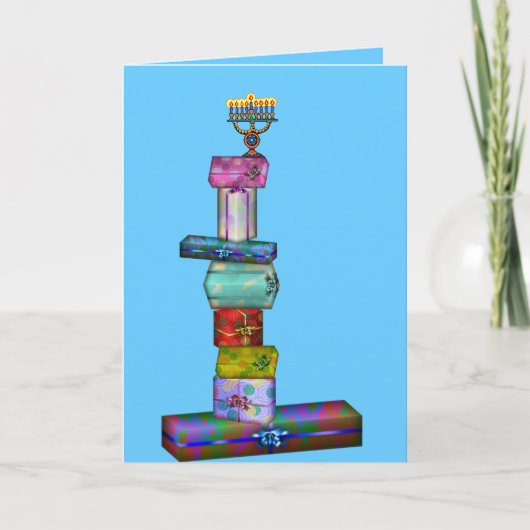 ハヌカーのギフト シーズンカード (正面)