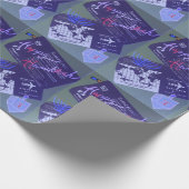 ハヌカーのコラージュ ラッピングペーパー (角)