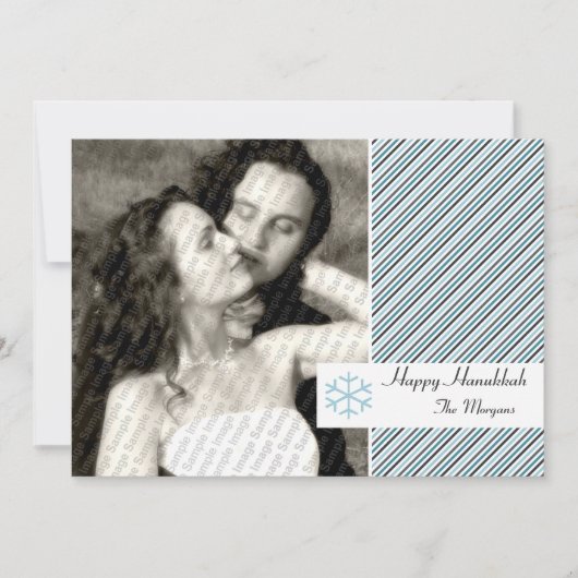 ハヌカーのストライプなカード シーズンカード (正面)