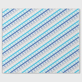 ハヌカーのダビデの星 ラッピングペーパー (フラット)