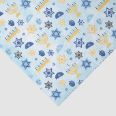 ハヌカーのハヌカー(ユダヤ教の祭り)の(ユダヤ教)メノラーは星Driedelsをつけます 薄葉紙 (詳細)