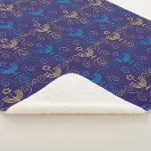 ハヌカーの夜の装飾品 シェルパブランケット (3/4)