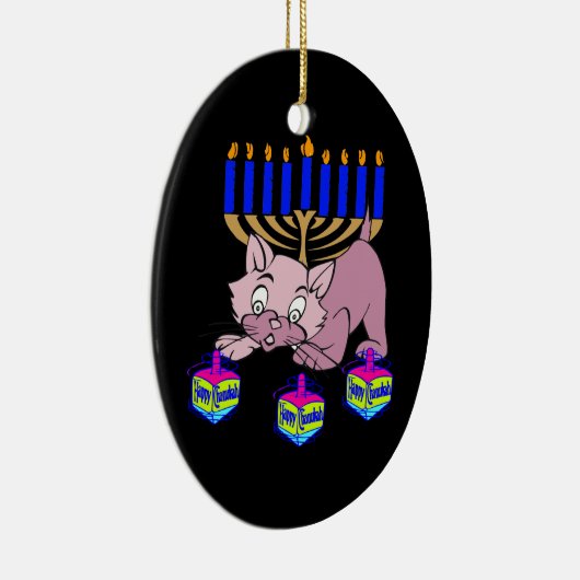 ハヌカーの子猫 セラミックオーナメント (右)