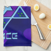 ハヌカーの平和芸術 キッチンタオル (四つ折り)