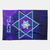 ハヌカーの平和芸術 キッチンタオル (横)