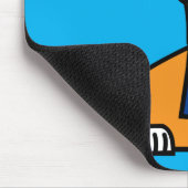 ハヌカーの幸せなユダヤ人のコーギーのコーギー犬の子犬 マウスパッド (コーナー)