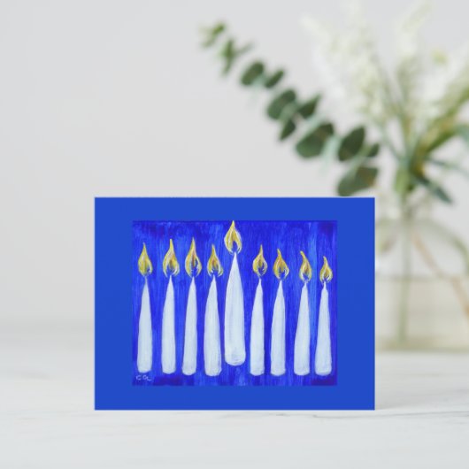 ハヌカーの幸せな郵便はがき シーズンポストカード (スタンド正面)