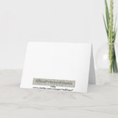 ハヌカーのShalom、あなたのへの私達の家 シーズンカード (裏面)