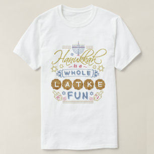 ハヌカーはおもしろいな全Latkeのおもしろいです Tシャツ