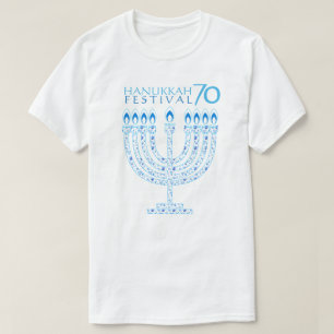 ハヌカーはフェスティバル記念日70をつけます Tシャツ