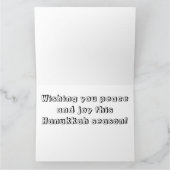 ハヌカーは私をカード着色します カード (内部)