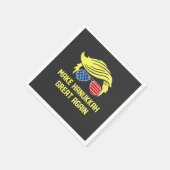 ハヌカーを再素晴らしびユダヤ人トランプにする スタンダードカクテルナプキン (角)