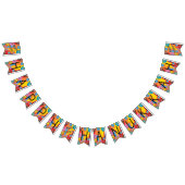 ハヌカーアゲハチョウバナー踊りドレイデス バンティングフラッグ (全)