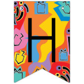 ハヌカーアゲハチョウバナー踊りドレイデス バンティングフラッグ (第2の旗)