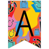 ハヌカーアゲハチョウバナー踊りドレイデス バンティングフラッグ (第3の旗)