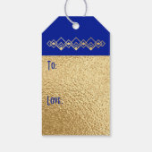 ハヌカーアールデコドリデルデザイン ギフトタグ (裏面)