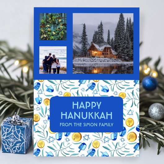 ハヌカーカスタム3枚の写真ドライデルジェルトホリデー