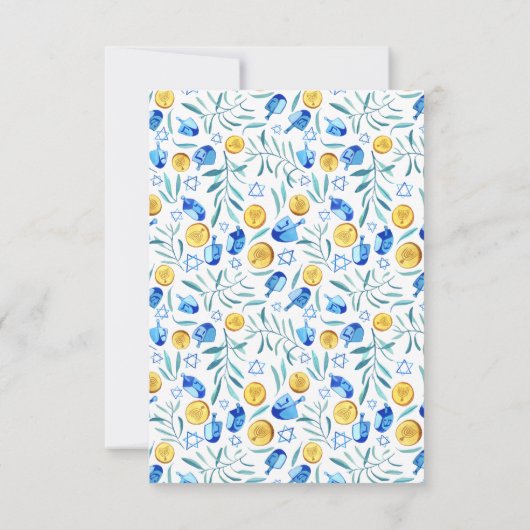 ハヌカーカスタム3枚の写真ドライデルジェルトホリデー (裏面)