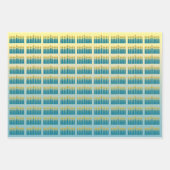 ハヌカーキャンドル  ラッピングペーパーシート (正面3)