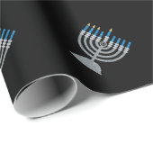 ハヌカーグリッターラッピング紙 ラッピングペーパー (ロールコーナー)