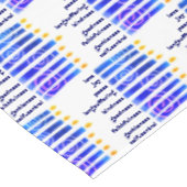 ハヌカースピリチュアルフルーツクリスチャン テーブルクロス (アングル)