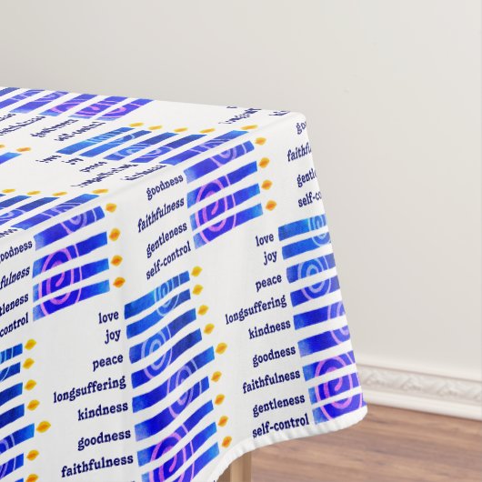 ハヌカースピリチュアルフルーツクリスチャン テーブルクロス (インサイチュ)