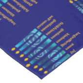 ハヌカースピリチュアルフルーツクリスチャン テーブルクロス (アングル)