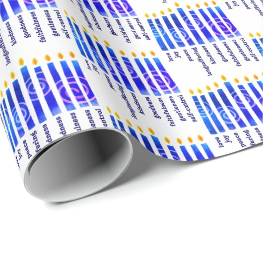 ハヌカースピリチュアルフルーツクリスチャン ラッピングペーパー (ロールコーナー)