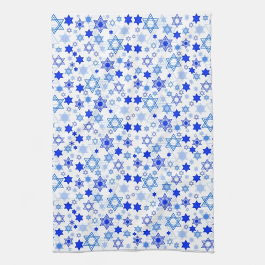 ハヌカーダビデの星 キッチンタオル (縦)
