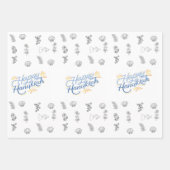 ハヌカーテーマギフト ラッピングペーパーシート (正面3)