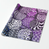 ハヌカーデザインギフト用もつれ与えた玉 ラッピングペーパー (アンロールド)